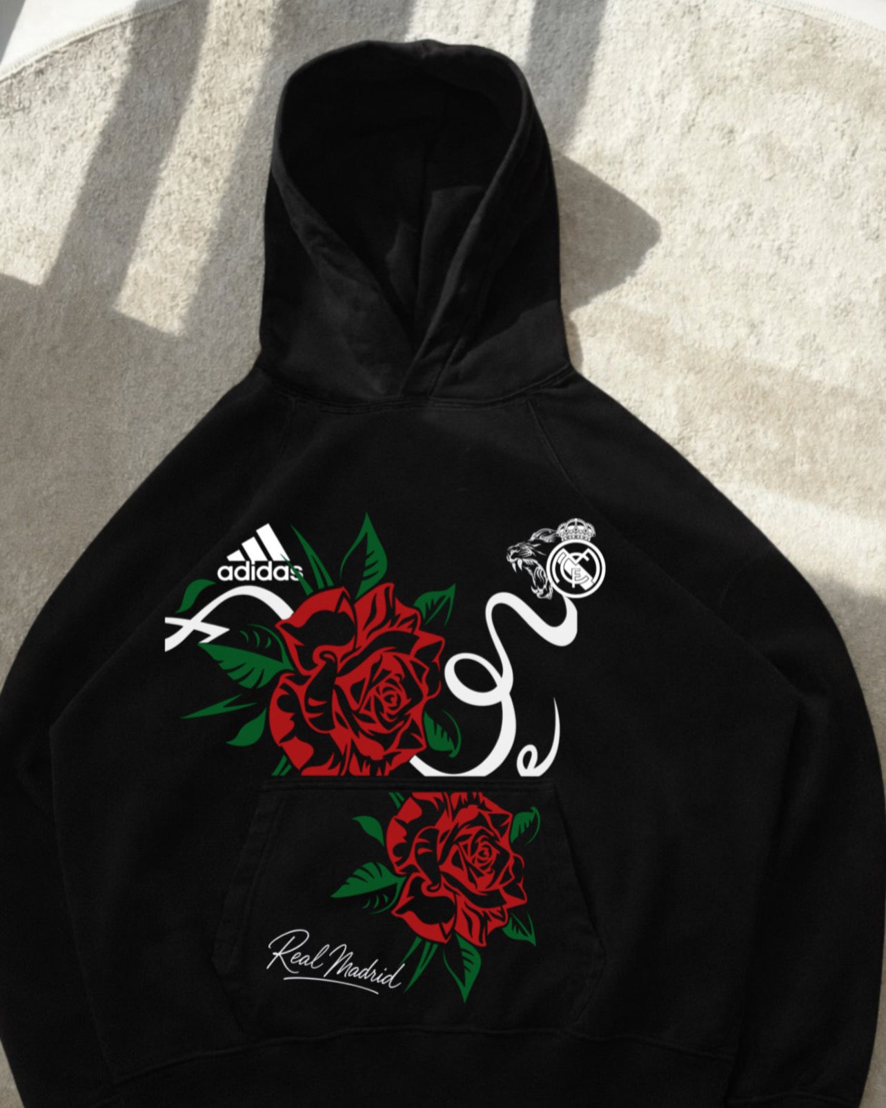 HOODIE REAL MADRID FLOWER
